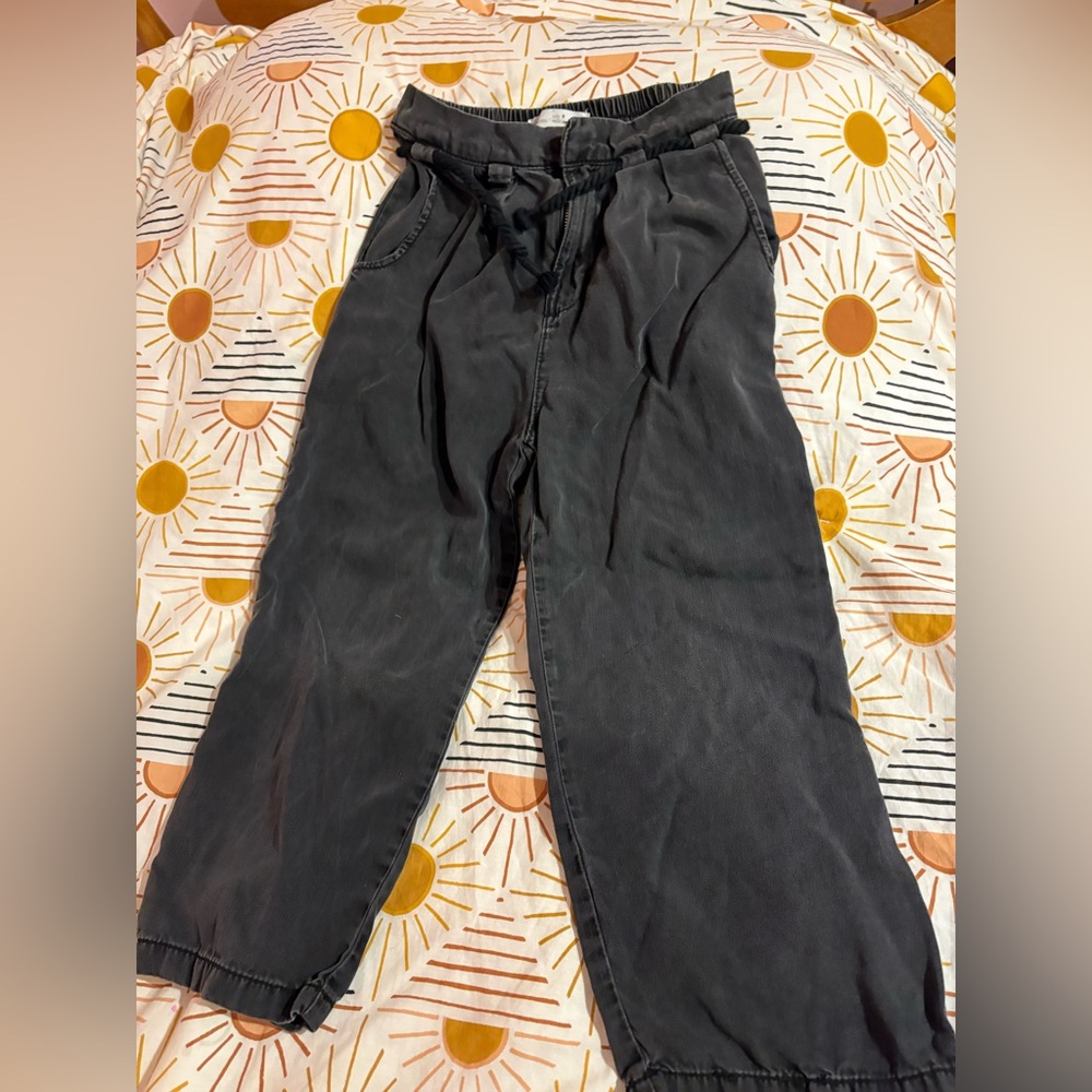 Zara Kids Charcoal Drawstring Trousers